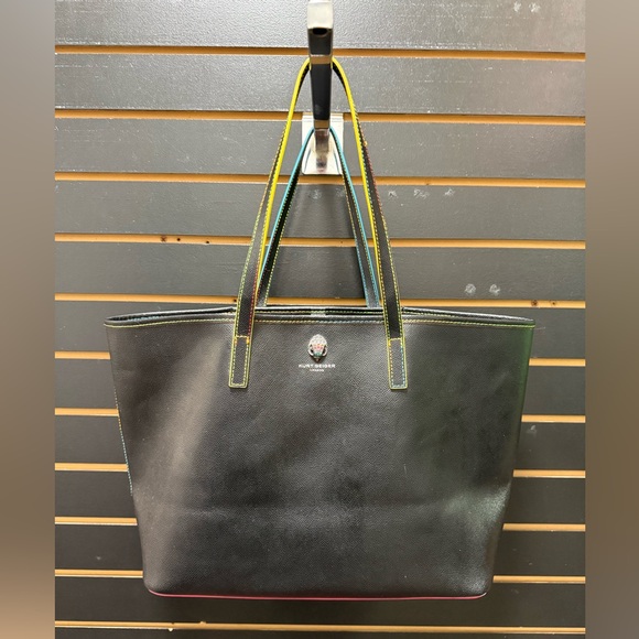 Kurt Geiger London Richmond Shopper Tote Bag – Leather, Interior Zip Pocket - Picture 2 of 12